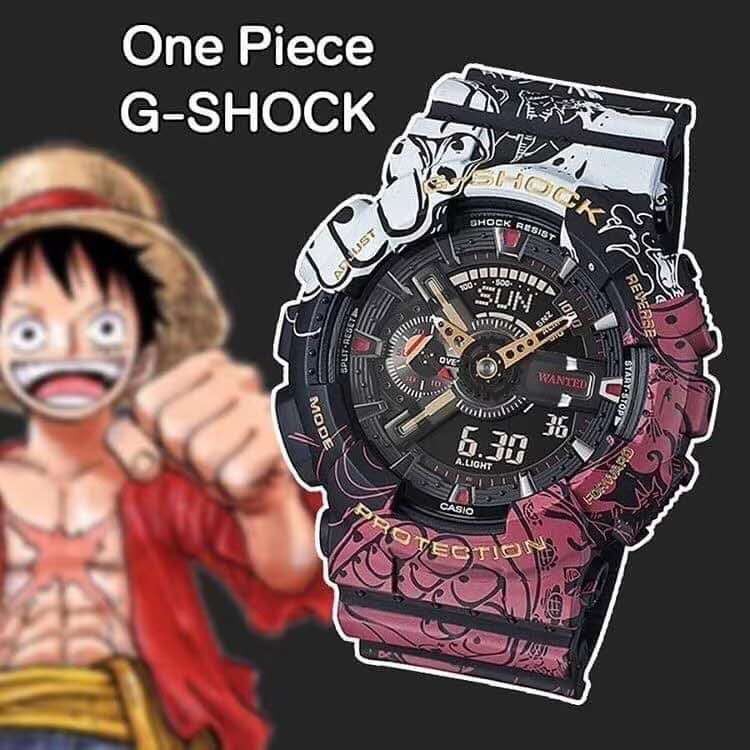 Super Sale Casio G Shock X One Piece Casio G Shock X Dragon Ball Z Co Branded Watch Waterproof Automatic Lighting With Original Box Luffy Shopee Malaysia