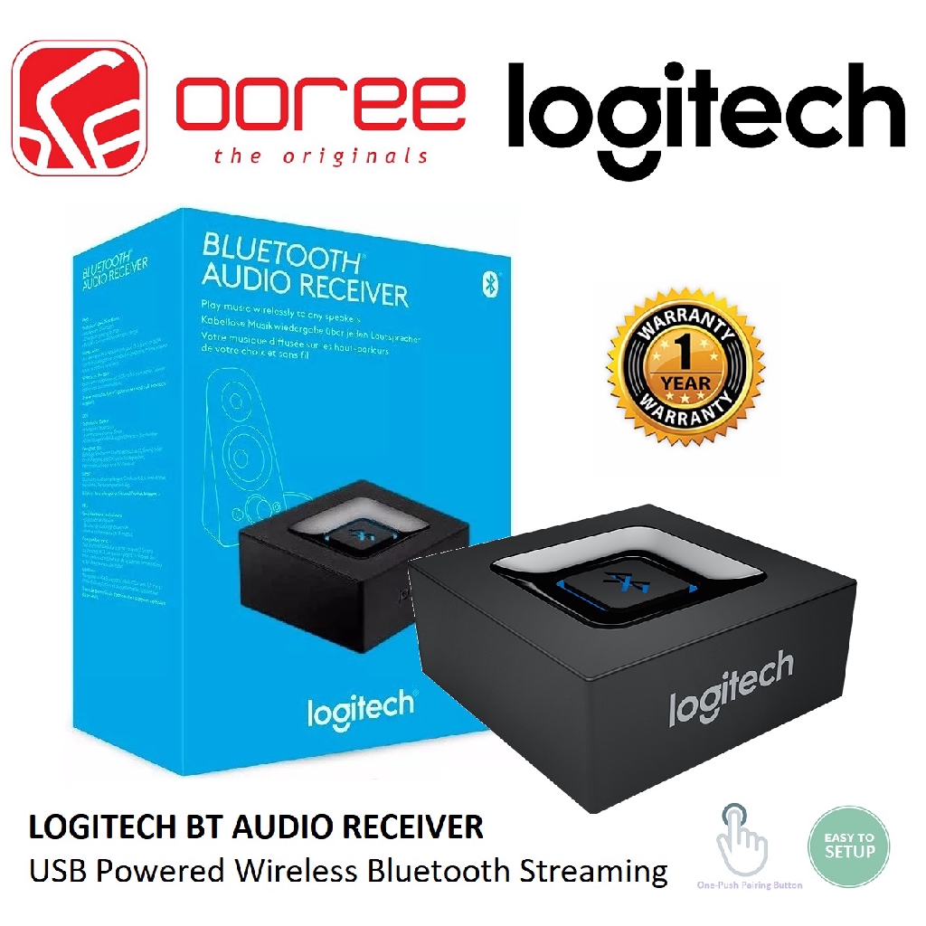 Logitech Bluetooth Audio Receiver Usb Powered Wireless Streaming With One Push Pairing Button 980 Shopee Malaysia