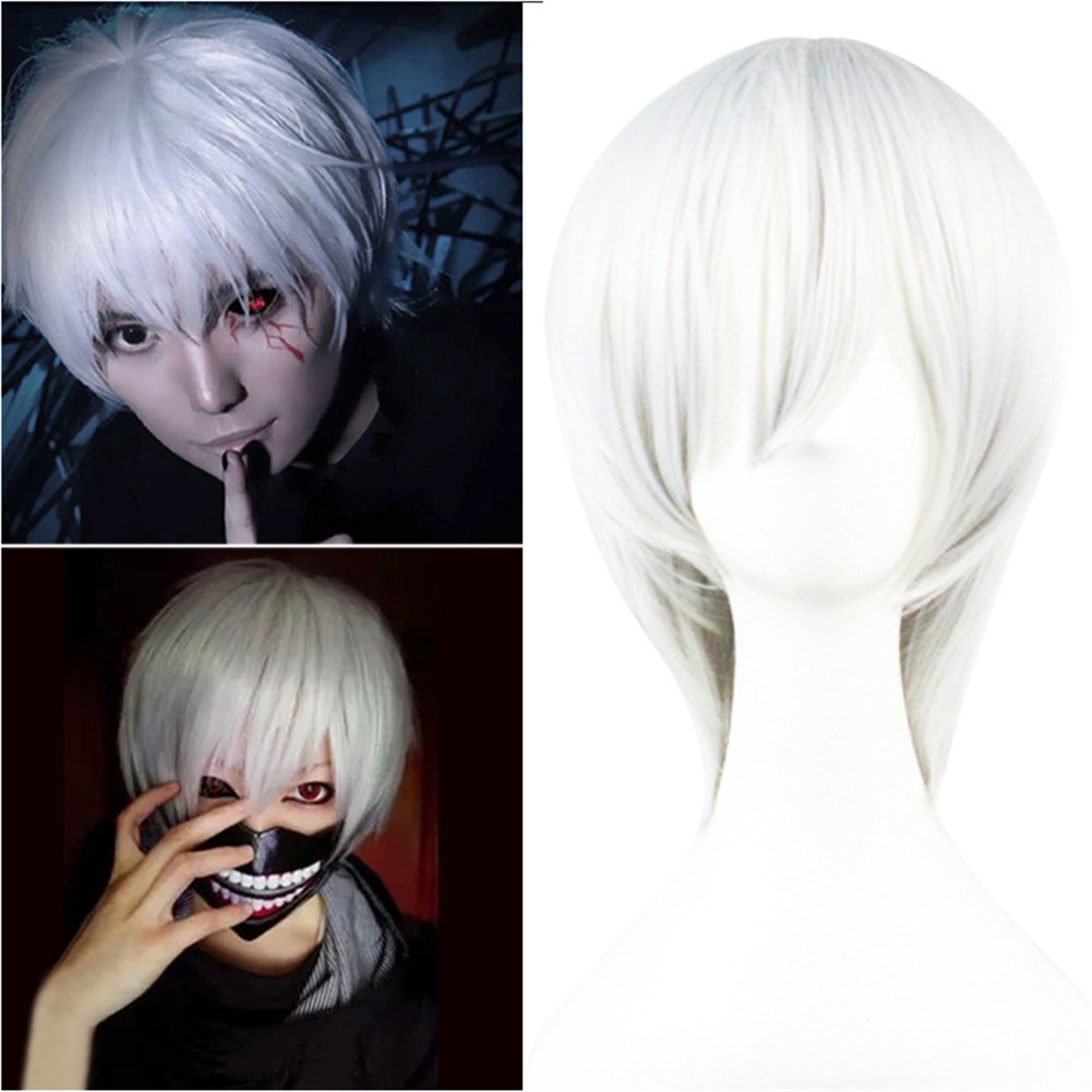 silver hair wig cosplay