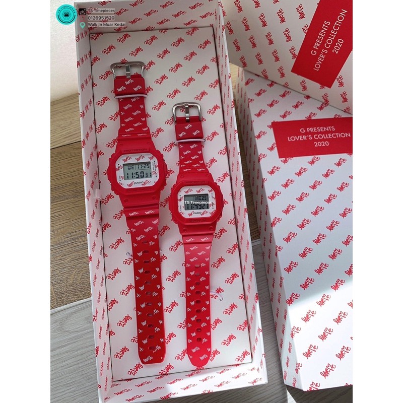 G Shock Baby G Limited Edition Couple Set Lov b 4 Lov b Lov Shopee Malaysia