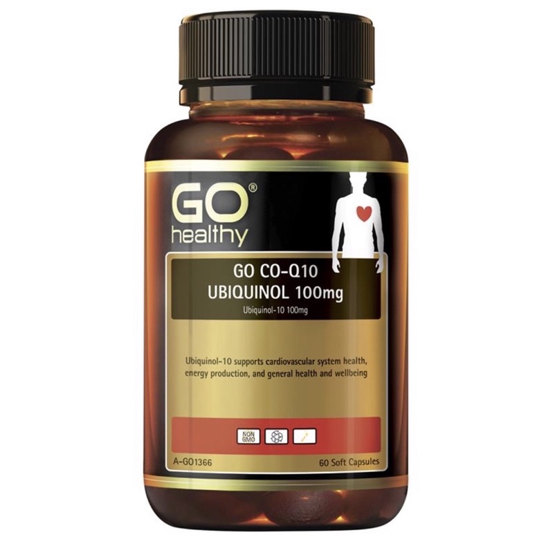 [100 AUTHENTIC ] GO Healthy CoQ10 Ubiquinol 100mg 60 Capsules Shopee Malaysia
