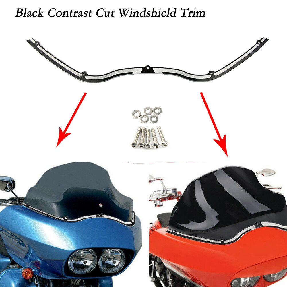 motorcycle windshield trim