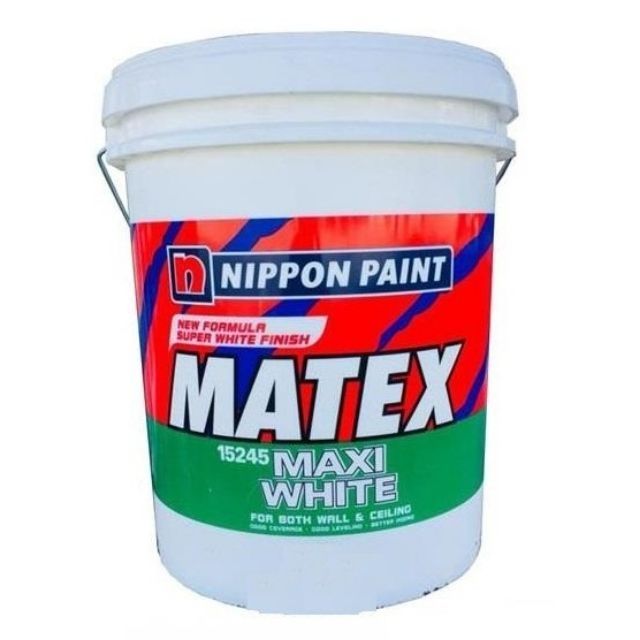 (18L) Nippon Super Matex Emulsion Ceiling & Interior Wall Paint