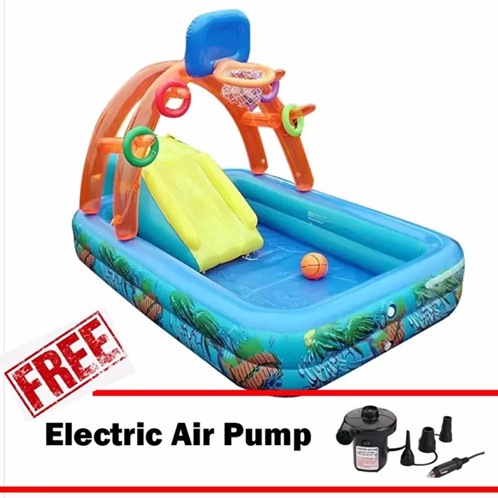 Splash Pool / inflatable / outdoor swimming pool free pump Shopee