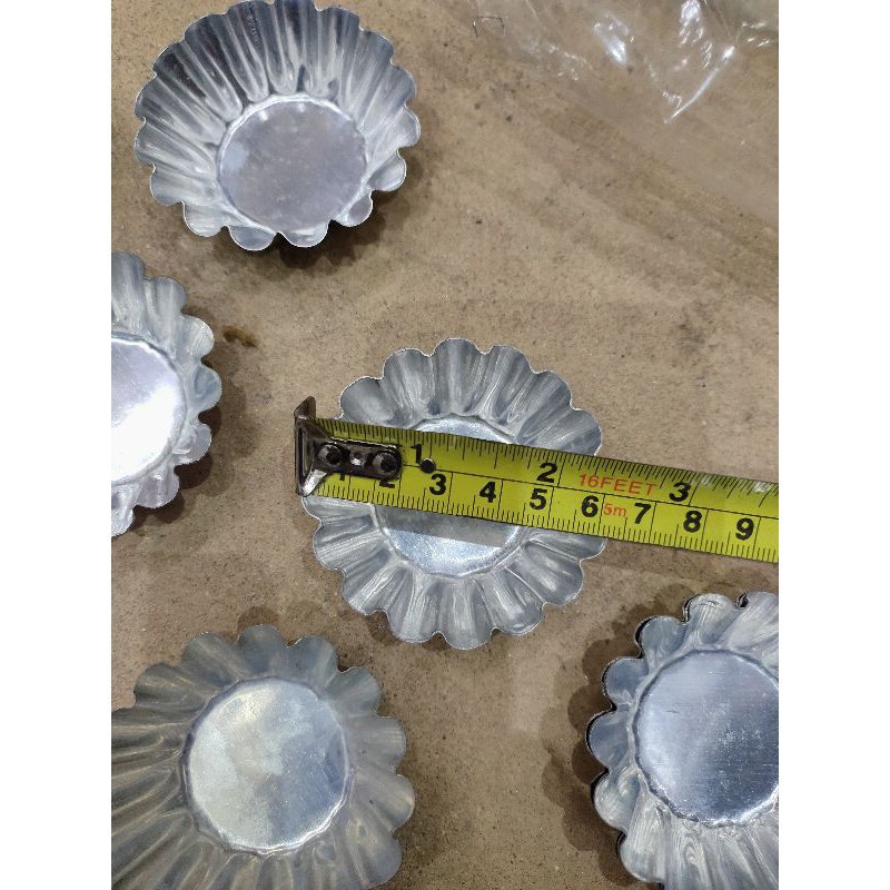 Frying Pan Pot Acuan Tart Telur Aluminium 6 5cm