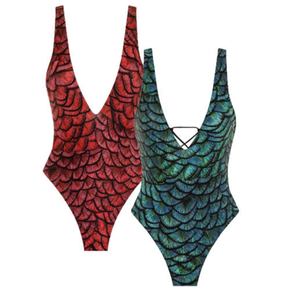 high waisted mermaid swimsuit