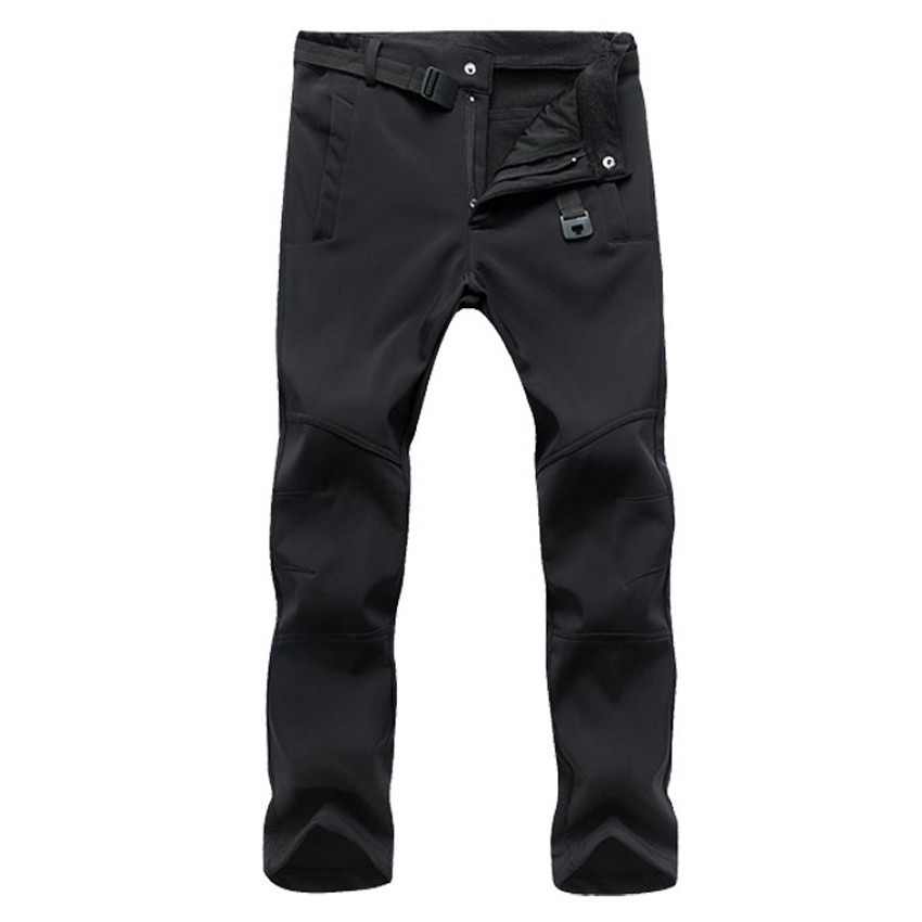 men's fleece pants with zipper fly