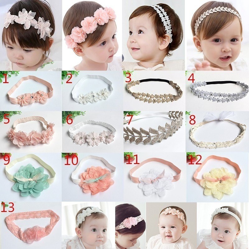 Raya BABYL Newborn Baby Girls Toddler Kids Hair Band Head wear | Shopee  Malaysia