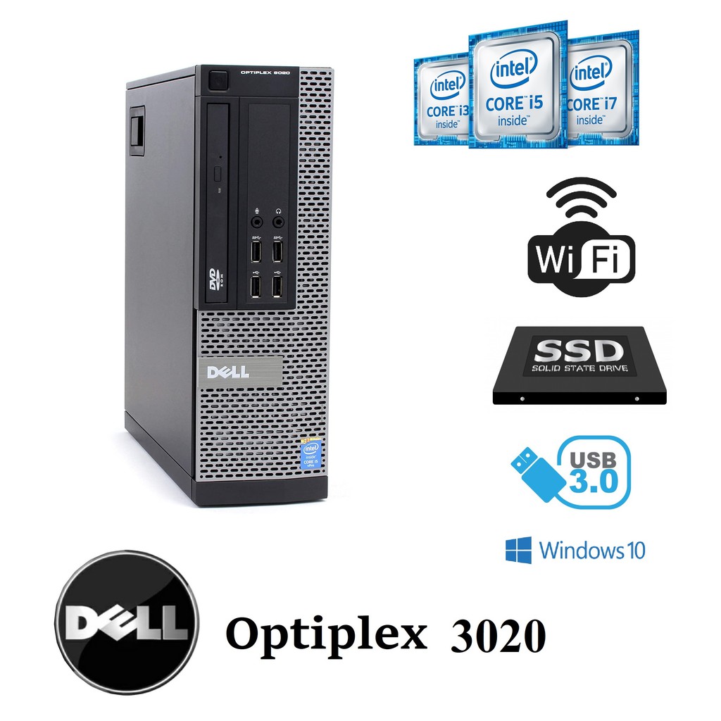 Dell Optiplex 30 Sff I3 I5 I7 4th Gen 240gb 480gb Ssd Pc Desktop Refurbished Small Form Factor Mini Computer Office Shopee Malaysia