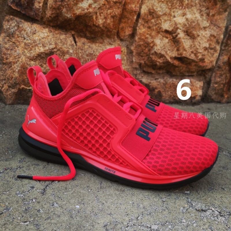 puma ignite limitless red black