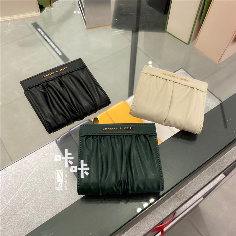 Cnk Singapore 2021 New CK610840324Fold Short Wallet Ladies Multi Card Holders With Gift