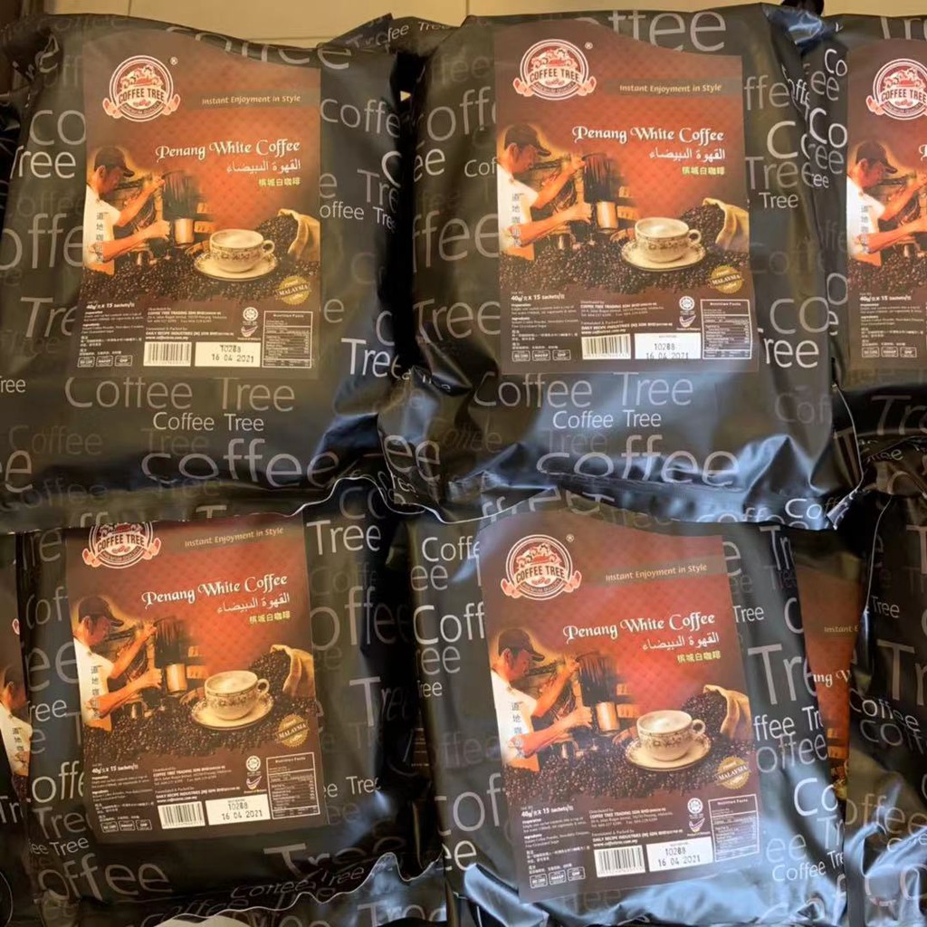 Coffee Tree Penang White Coffee PREMIUM /咖啡树 槟城白咖啡 特级版 15s X 40g