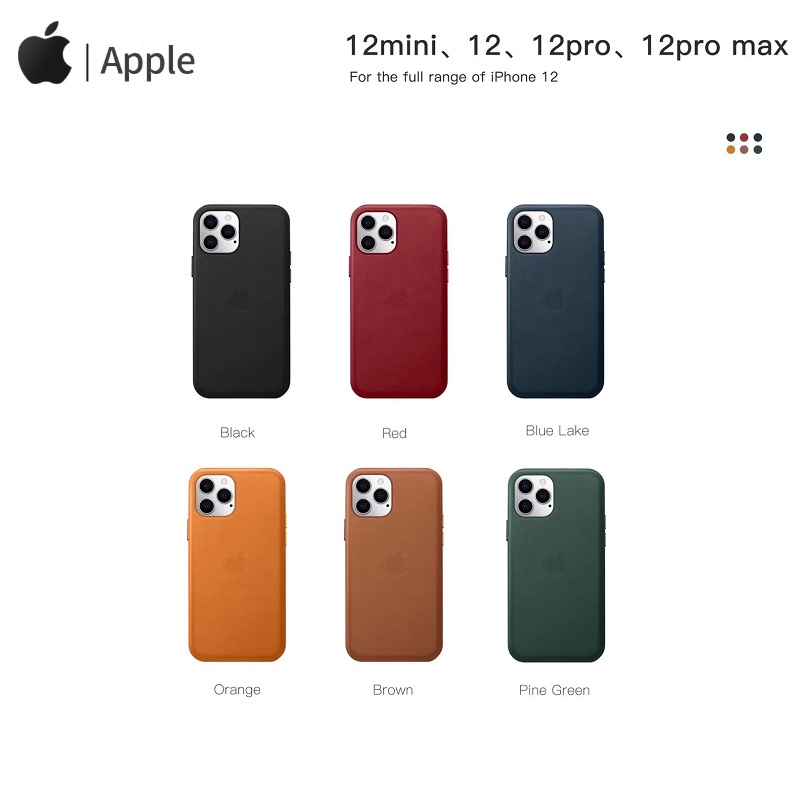 Ready Stock Original Leather Case For Apple Iphone 12 Pro Mini Iphone 12 Iphone 12 Pro Iphone 12 Pro Max Case Magsafe Leather Case Shockproof Cover Casing Shopee Malaysia