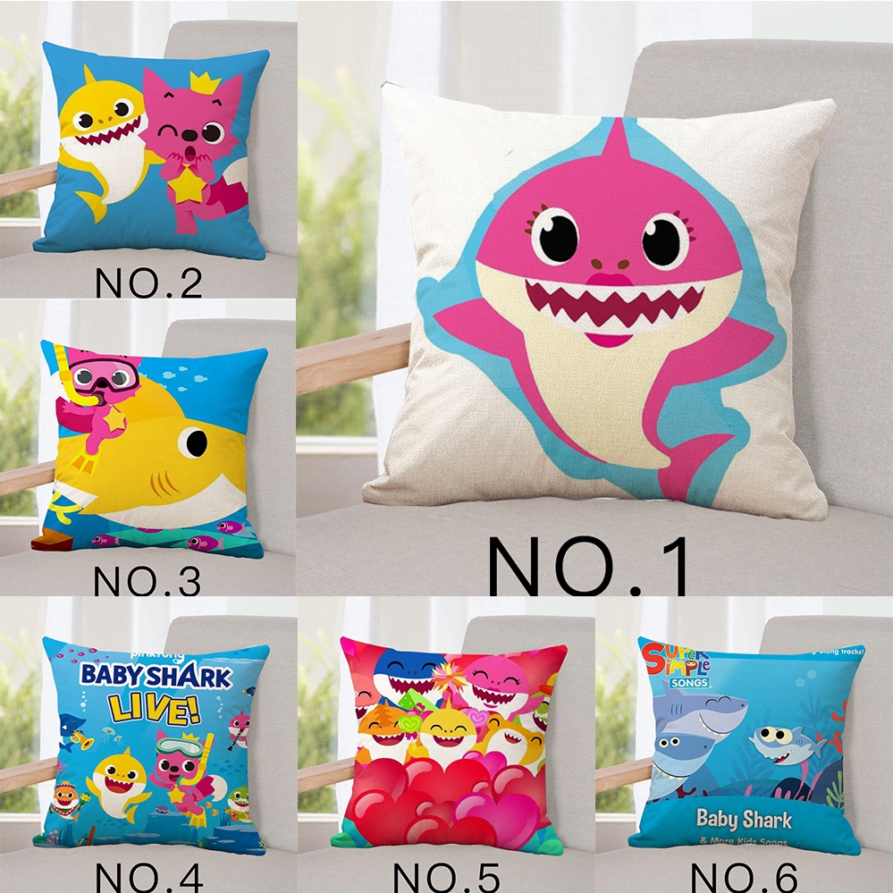 baby shark singing pillow