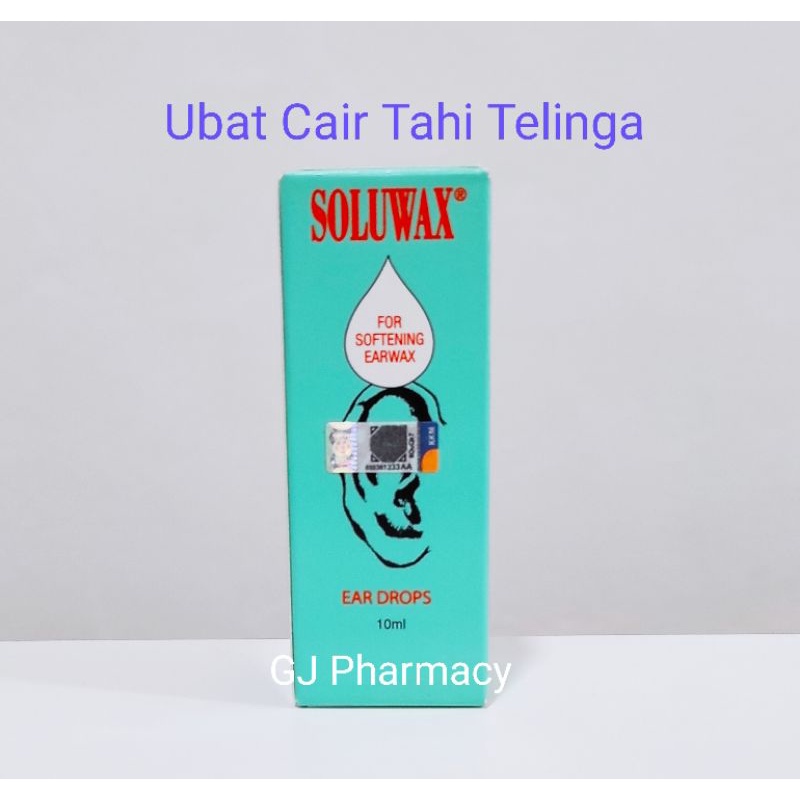 SOLUWAX Ear Drops / UBAT CAIR TAHI TELINGA/ACERUMEN Ear Hygiene