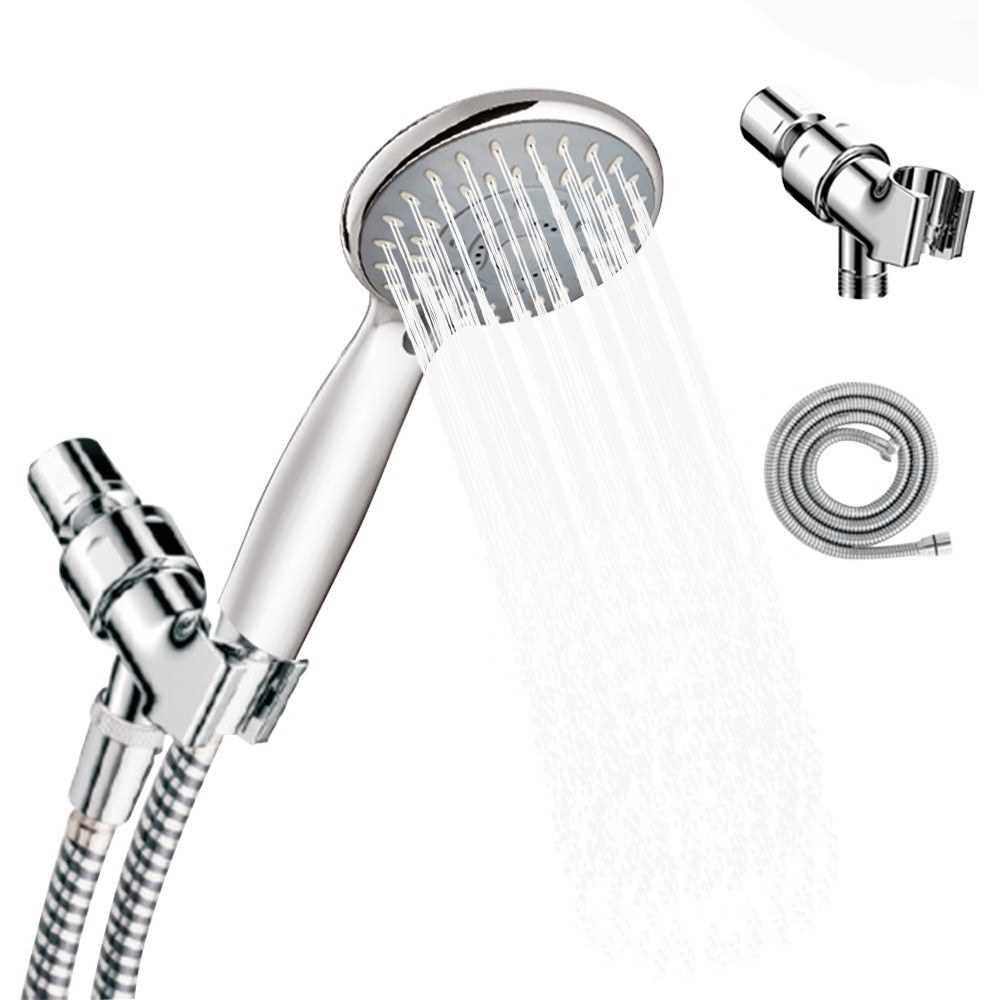 Handheld Shower Head 5 Spray Settings With Stainless Steel Hose ...