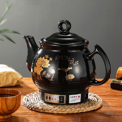 GKOBA 5L 自动陶瓷中药煲熬药罐家用砂锅 5L Automatic electric Chinese medicine pot,  full ceramic, smoking medicine