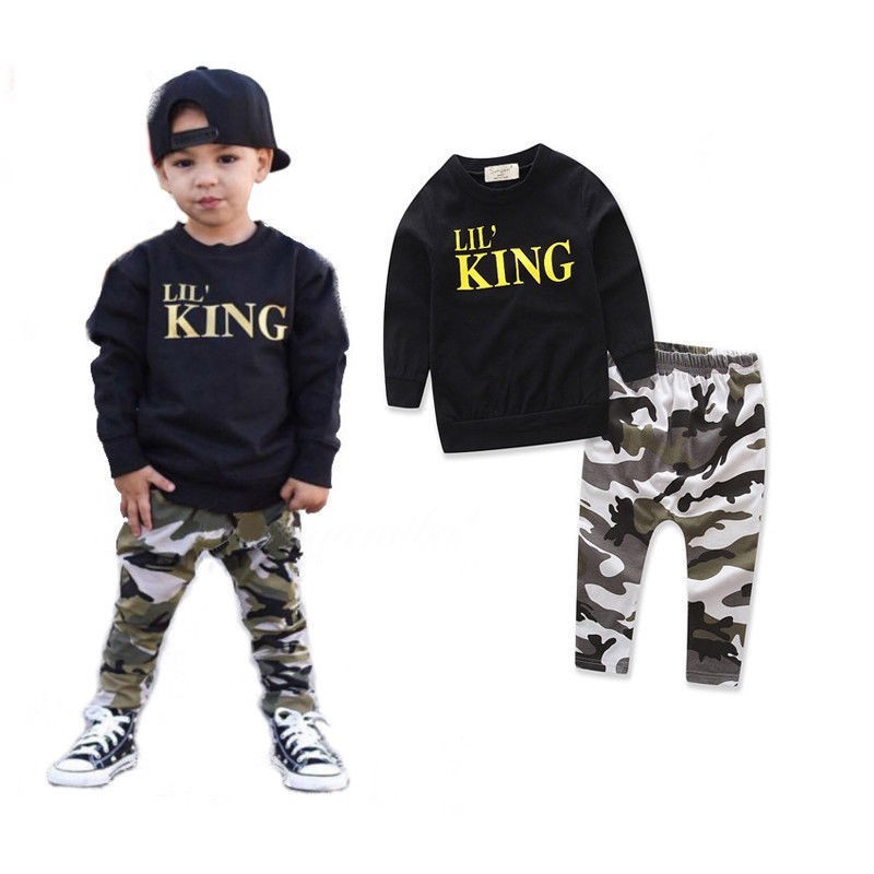 baby boy camo tracksuit