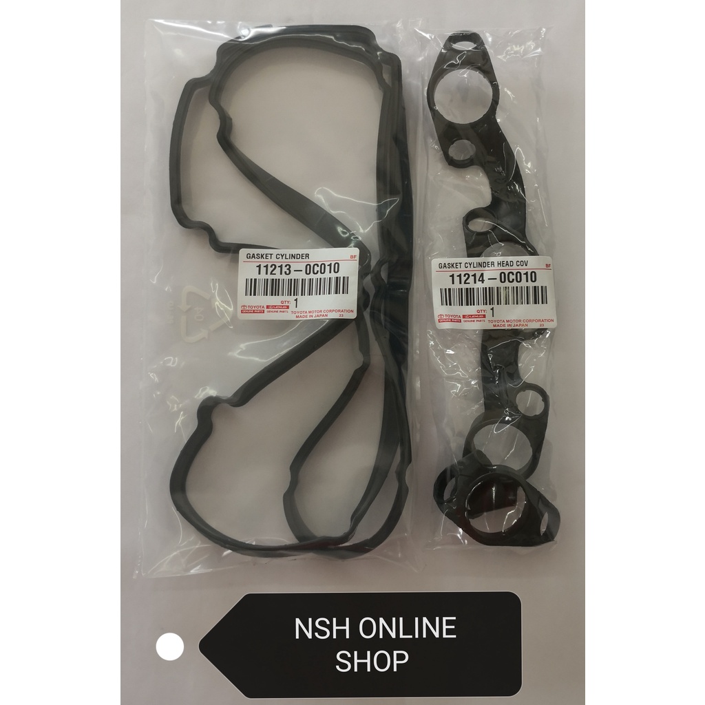 Valve Cover Gasket with Plug Seal (OEM) for Toyota Innova 2.0 TGN40