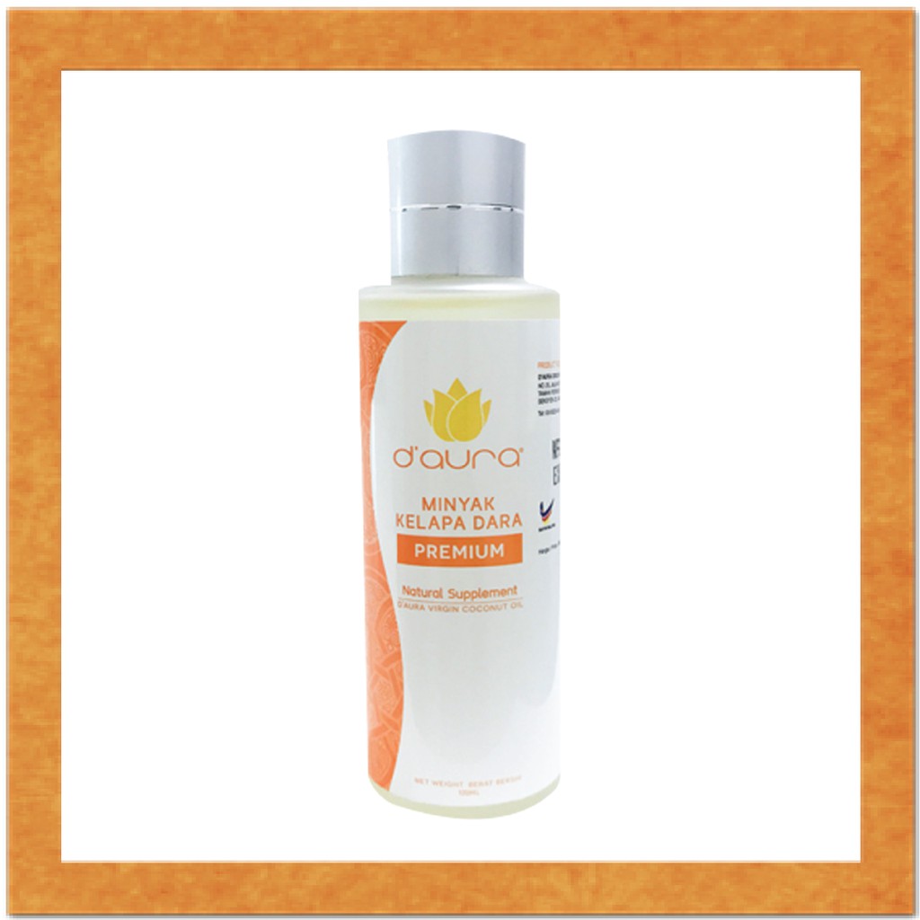 D'AURA MINYAK KELAPA DARA PREMIUM 120ML  Shopee Malaysia