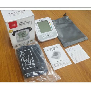 Elektronik sphygmomanometer lengan jenis alat pengukur 
