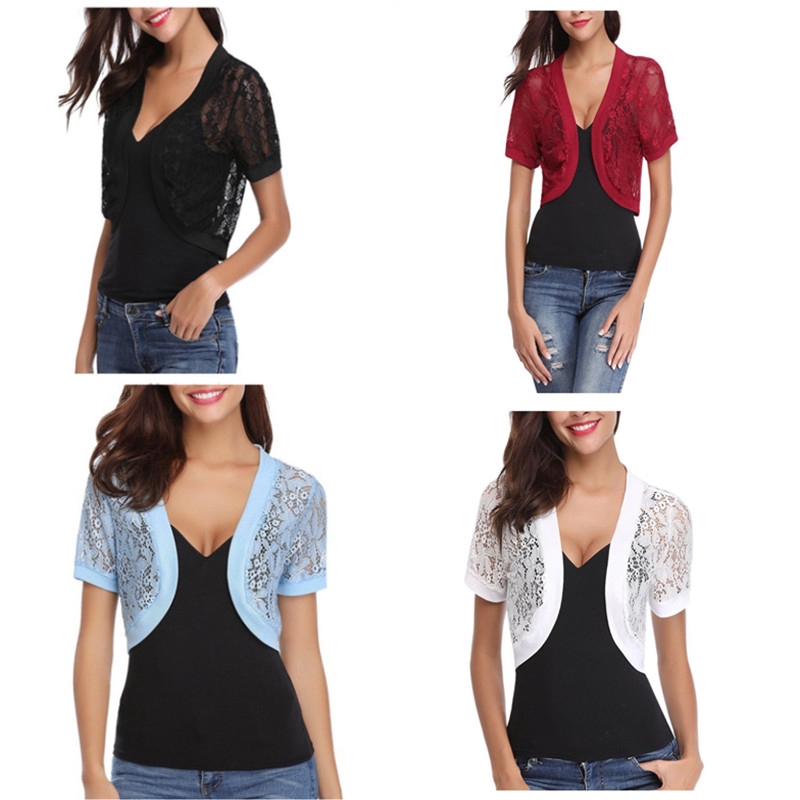 short sleeve bolero cardigan