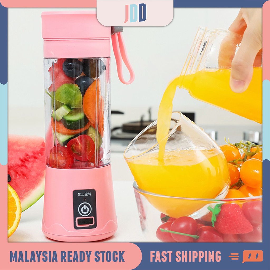 [CLEARANCE] JDD Rechargeable Portable Mini Fruit Blender Fruit Juice Blander Pengisar Buah Sayur Jus 便携水果机