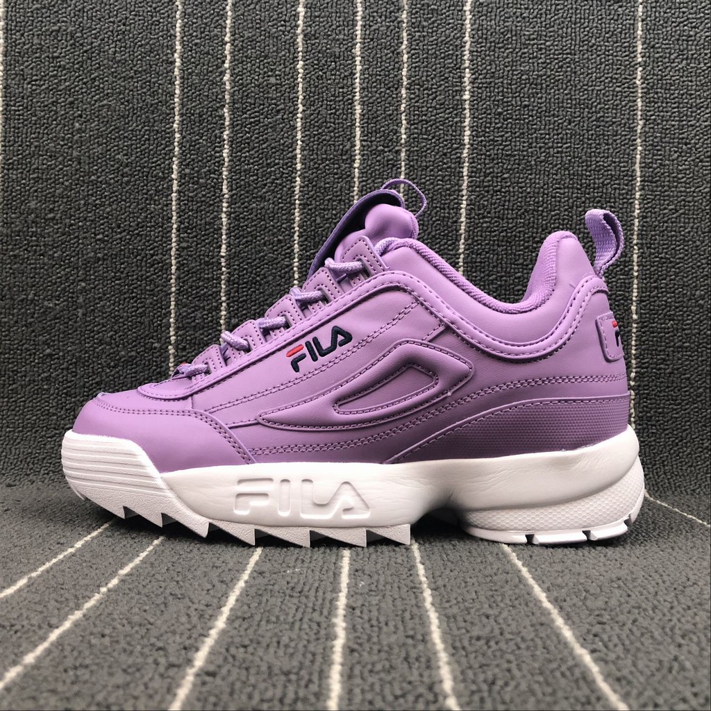 purple fila shoes