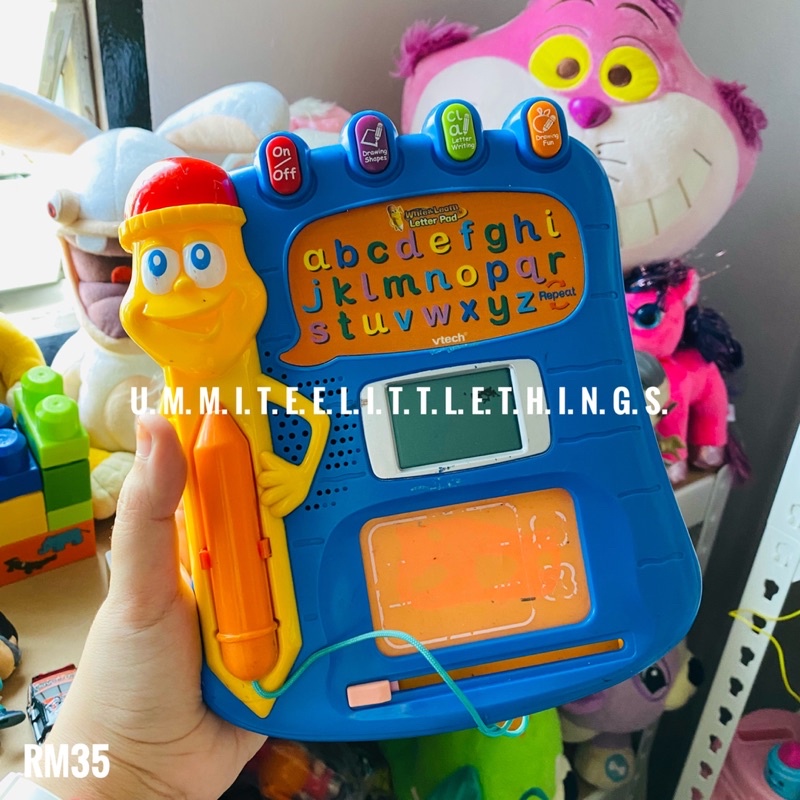 Vtech Write & Learn Touch Pad (Preloved) Shopee Malaysia