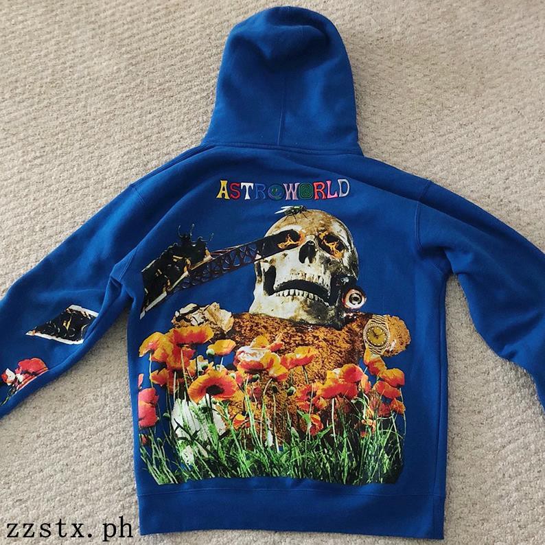 astroworld blue hoodie