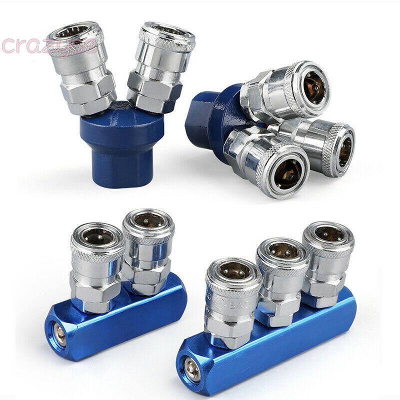 Details about   C Type Coupler Air Hose Fittings Self-locking Quick Connectors Compressor Plugs 