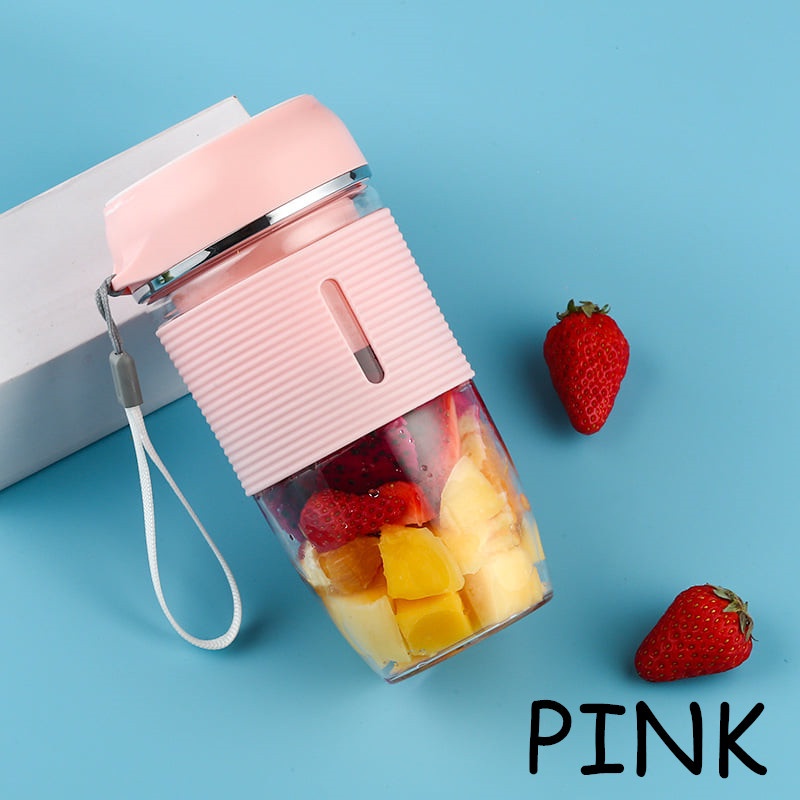 [Local Seller] EXTRA GIFT 400ML Mini Juice Blender Portable Fruit Juicer Cup Maker USB Rechargeable e