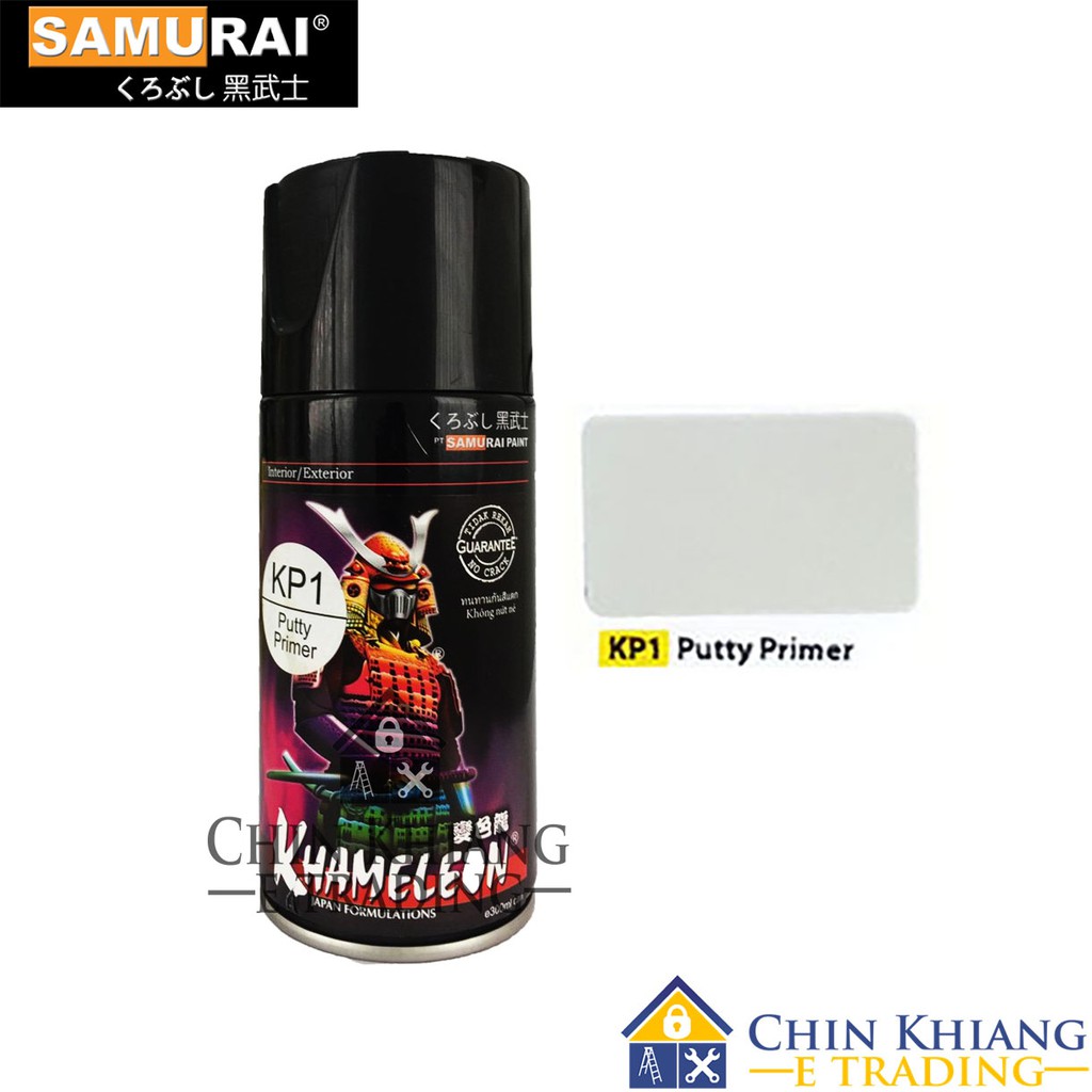 Samurai Kp1 Putty Primer Spray Paint 300ml Shopee Malaysia