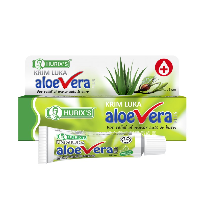 Hurix's Krim Luka Aloe Vera Plus 13g (EXP July 2024) Shopee Malaysia