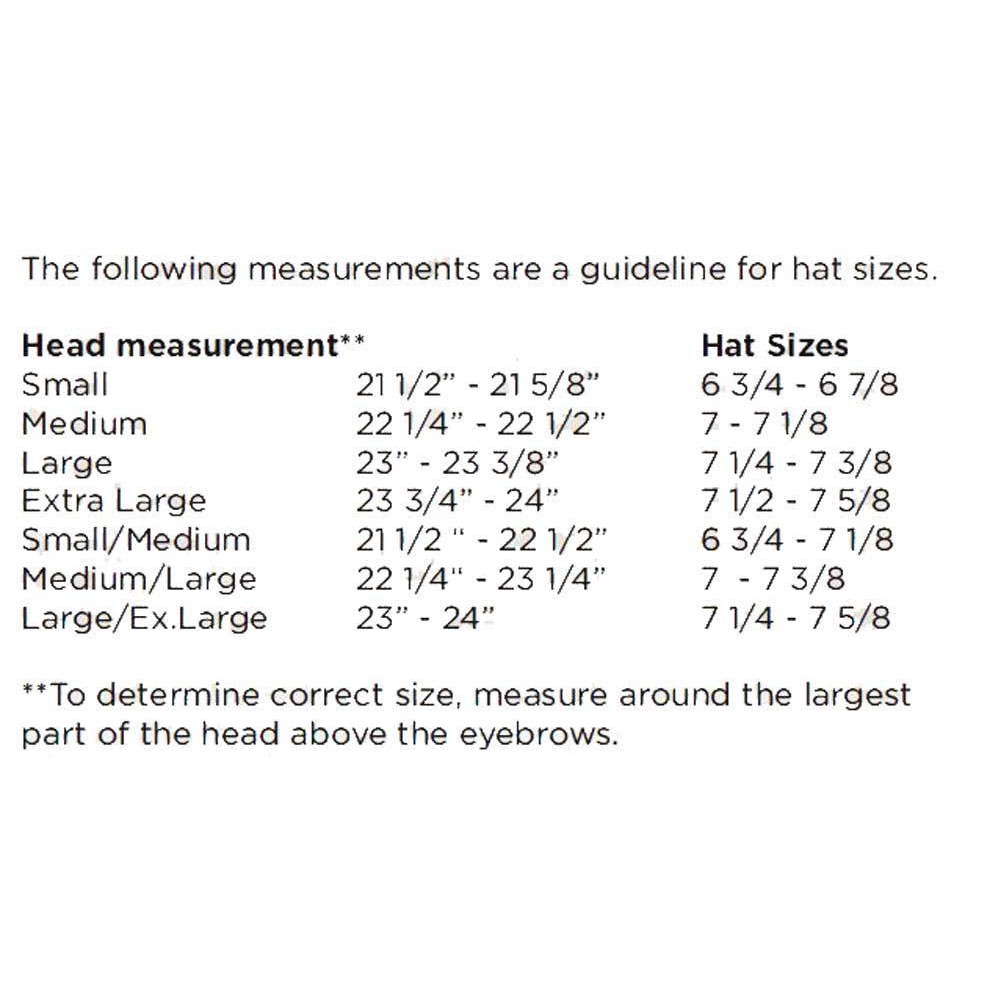 cowboy hat sizes