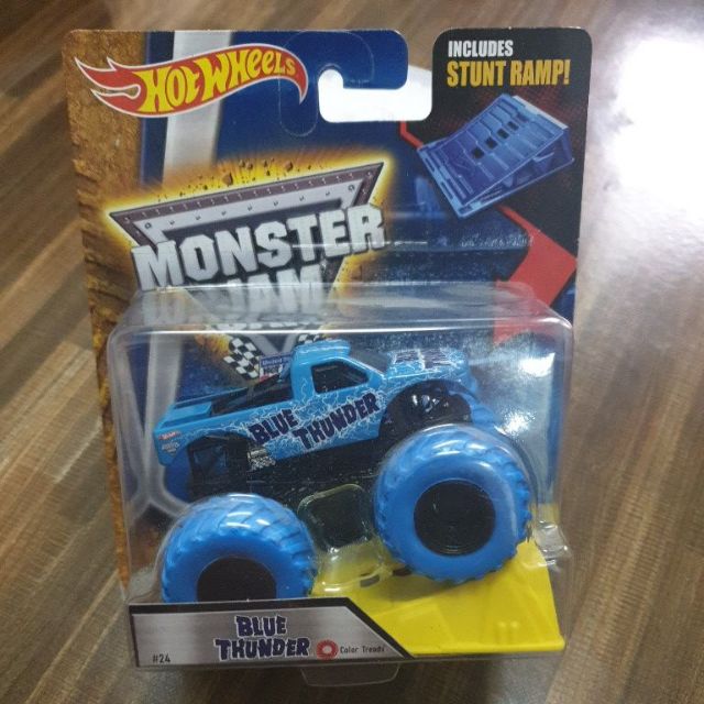 hot wheels monster jam blue thunder