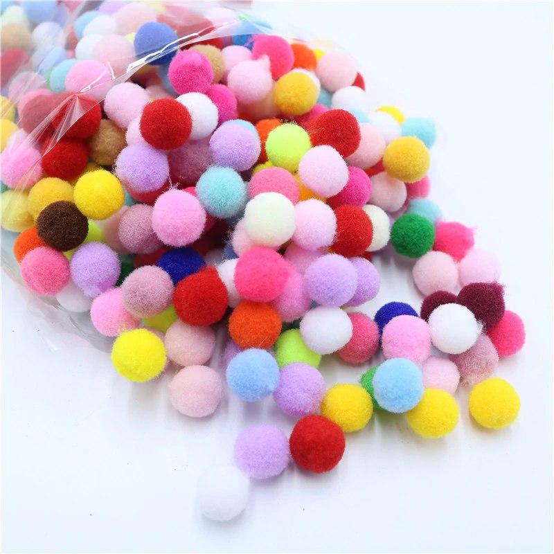 Pompom DIY Handmade Gift Box Filler Colorful Fur Decorative Plush Ball