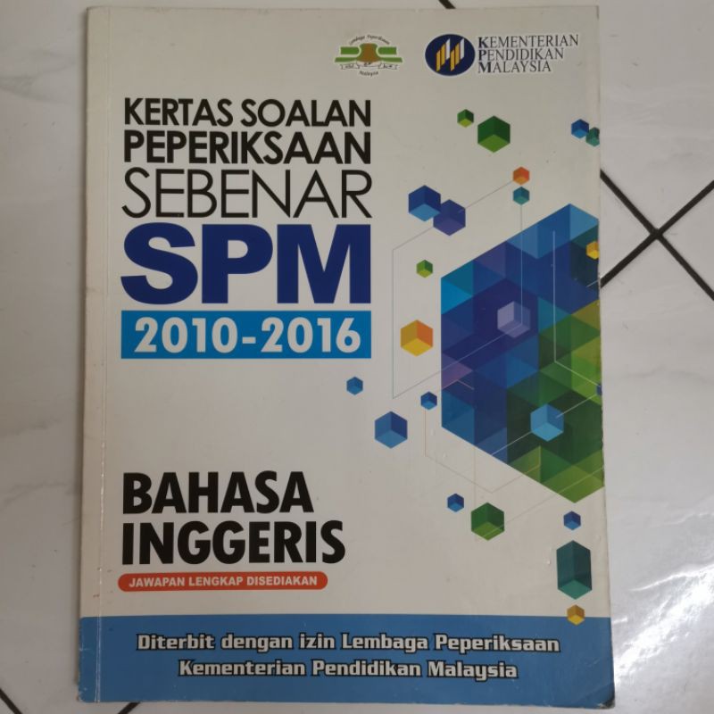 SPM English past year questions Kertas Soalan Peperiksaan sebenar SPM