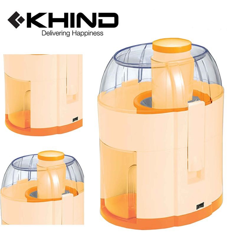 KHIND Juicer 260W Stainless Steel Shredder Juice Extractor(JE250