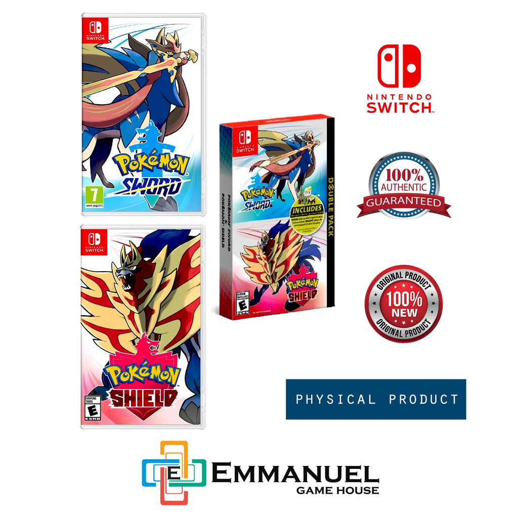 Pokemon Sword Pokemon Shield Double Pack Dlc Nintendo Switch Game Eng Chinese Physical New Ready Stock Shopee Malaysia