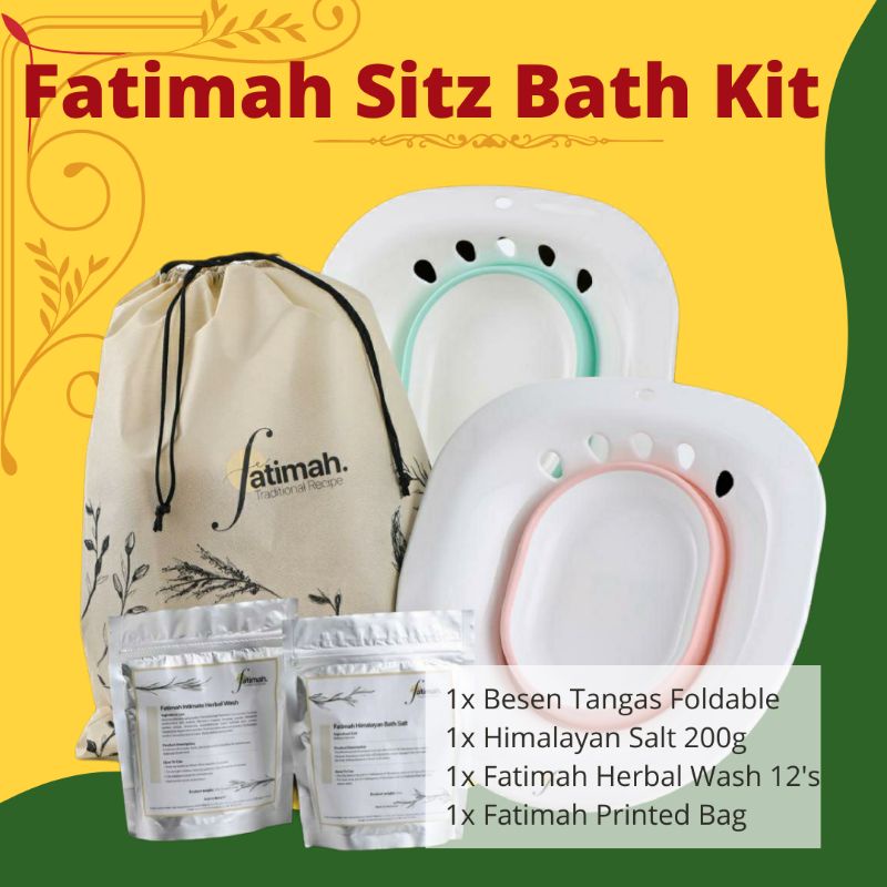 [FREEGIFT]FATIMAH SITZ BATH/ KIT/SET TANGAS FATIMAH/TANGAS BASAH DAN