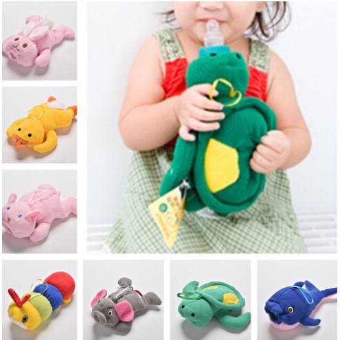 Purpose Must Baby Cartoon Feeding Bottles Milk Bottle Pouch Cover Toys - Image 5