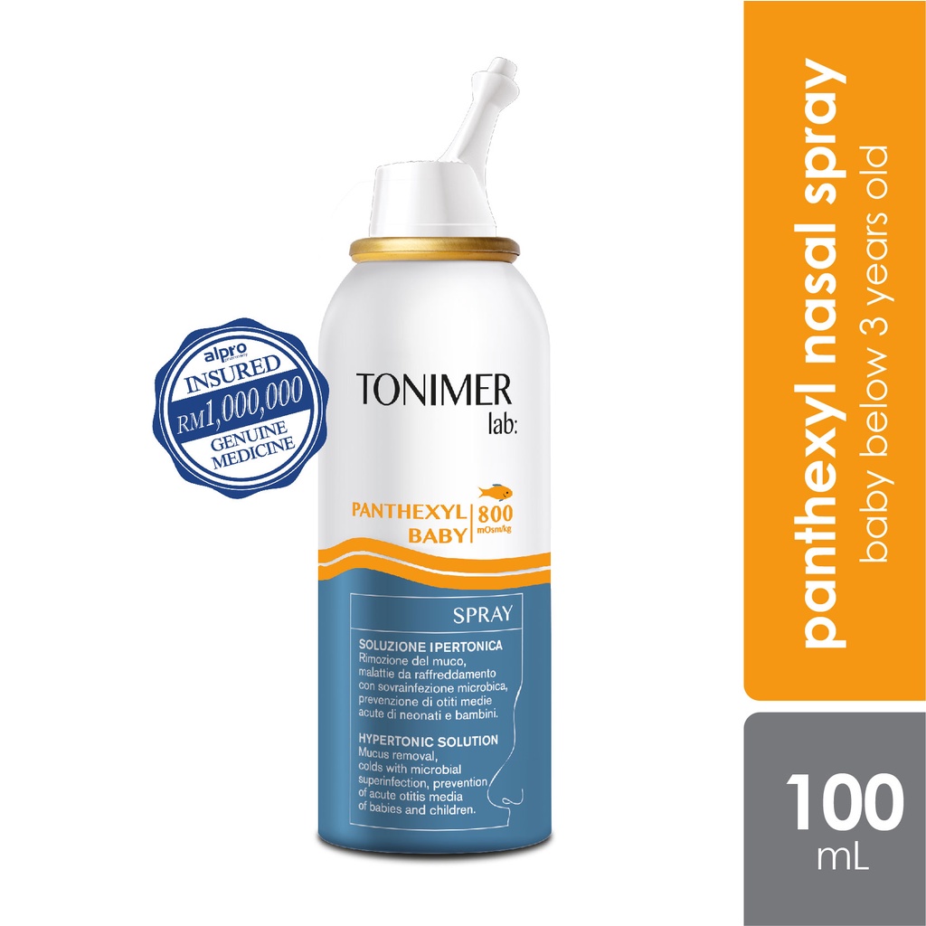 Tonimer Panthexyl Baby Spray Nasal Spray for Newborns and Children
