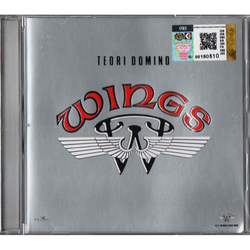 Album Cd Wings Teori Domino 9 Lagu Lagu Shopee Malaysia