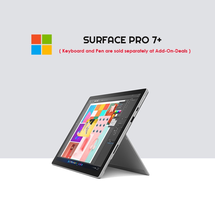 Microsoft Surface Pro 7+ (i5/8GB/128GB) 12.3” - Platinum