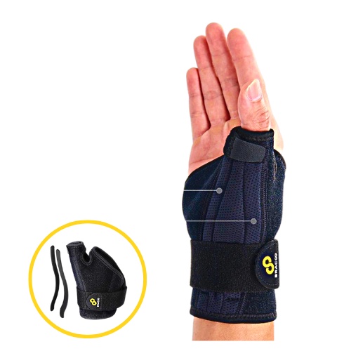 Bracoo Neoprene Thumb & Wrist Brace, de Quervain's Tenosynovitis ...