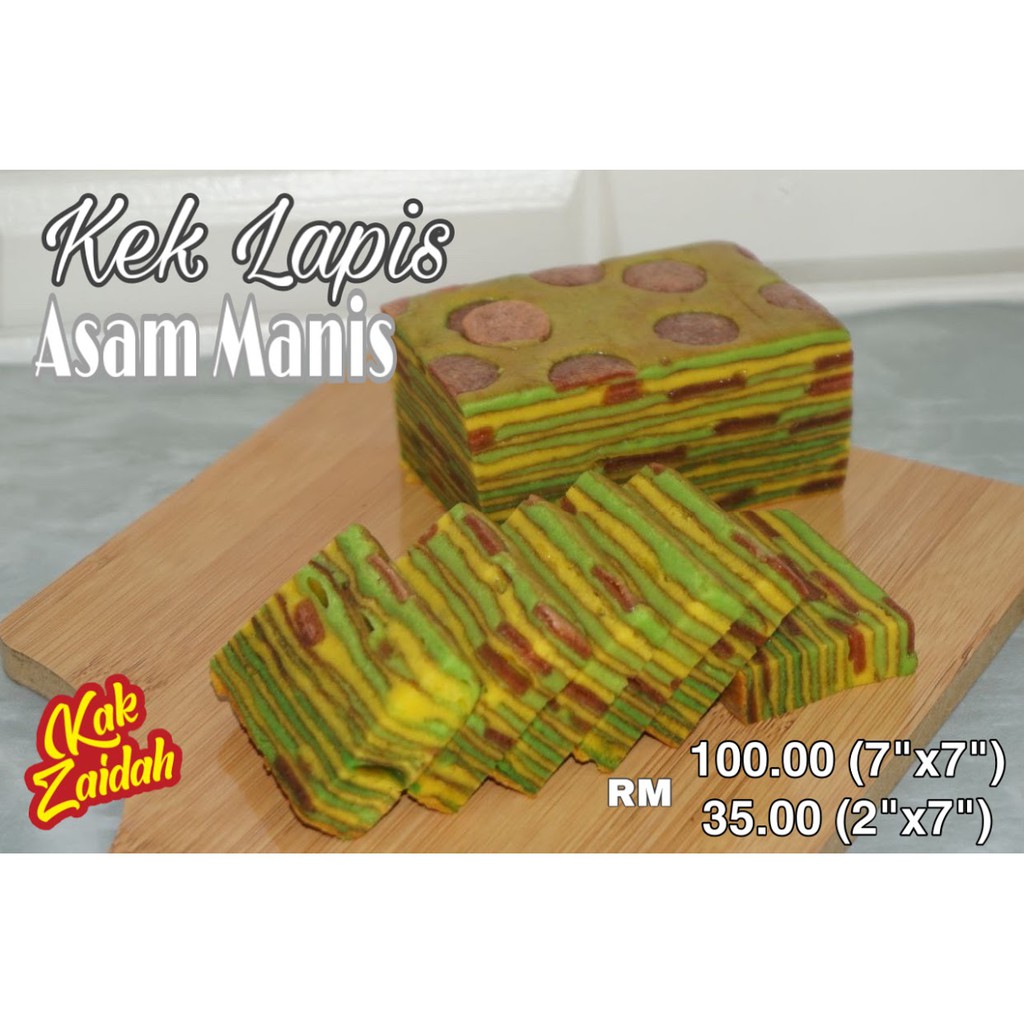 Buy Free Gift Kek Lapis Asam Manis Kak Zaidah Seetracker Malaysia