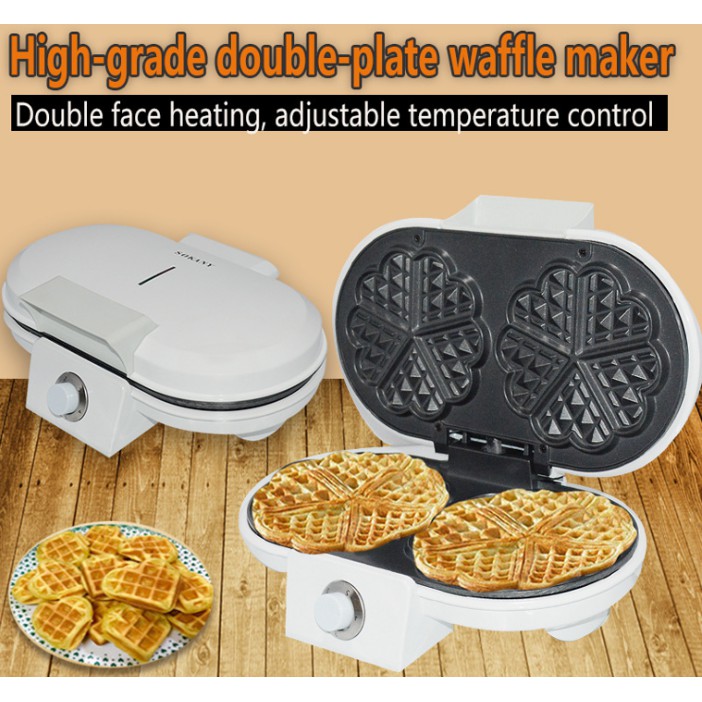 [READY STOCK] Sokany Double Mini Waffle Maker Shopee Malaysia