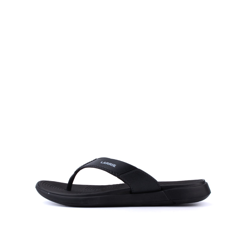 LARRIE Kasut Wanita Basic Casual Sandals - L82203-RI01SV-1-BLACK ...