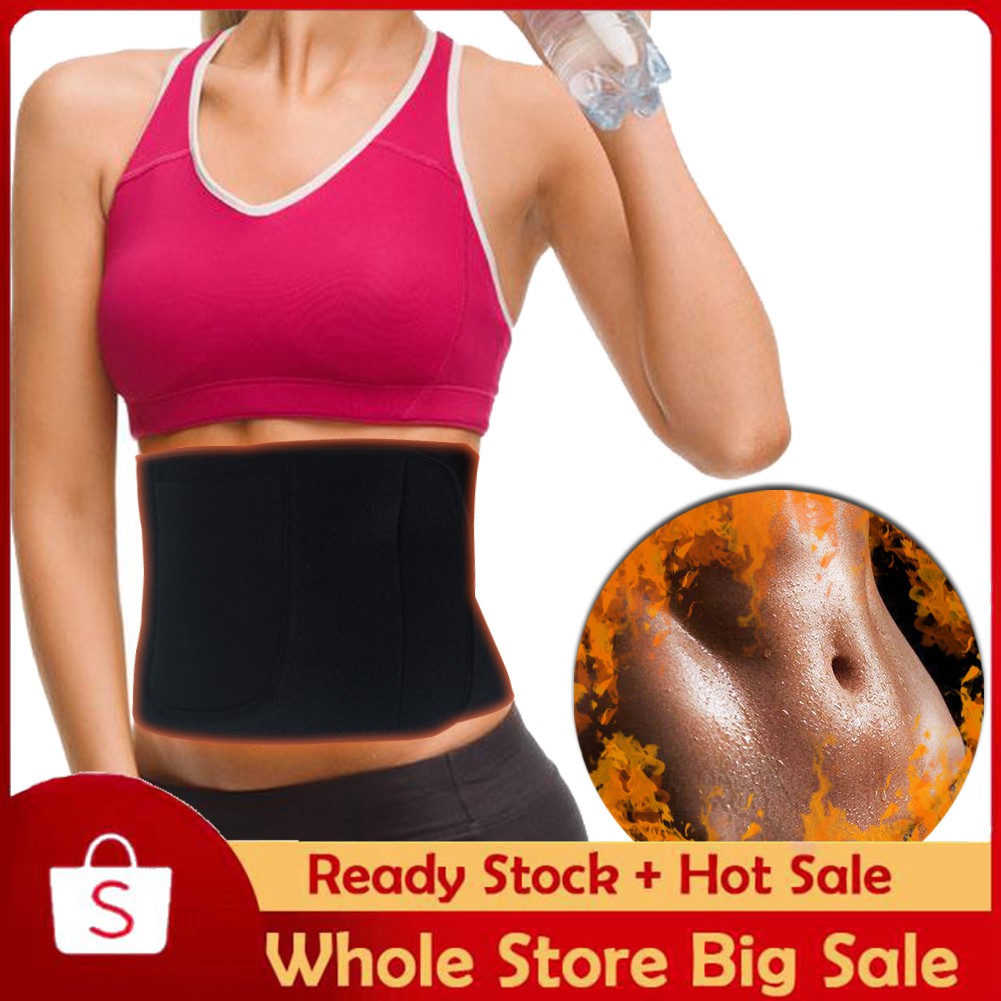 Nifogo Waist Trimmer， Sweat Belt，Slimming Belt，Sauna Belt，Waist Trainer Belt，Adjustable Slimming Belt ，for Weight Loss Belly Fat Burner for Men and Women 
